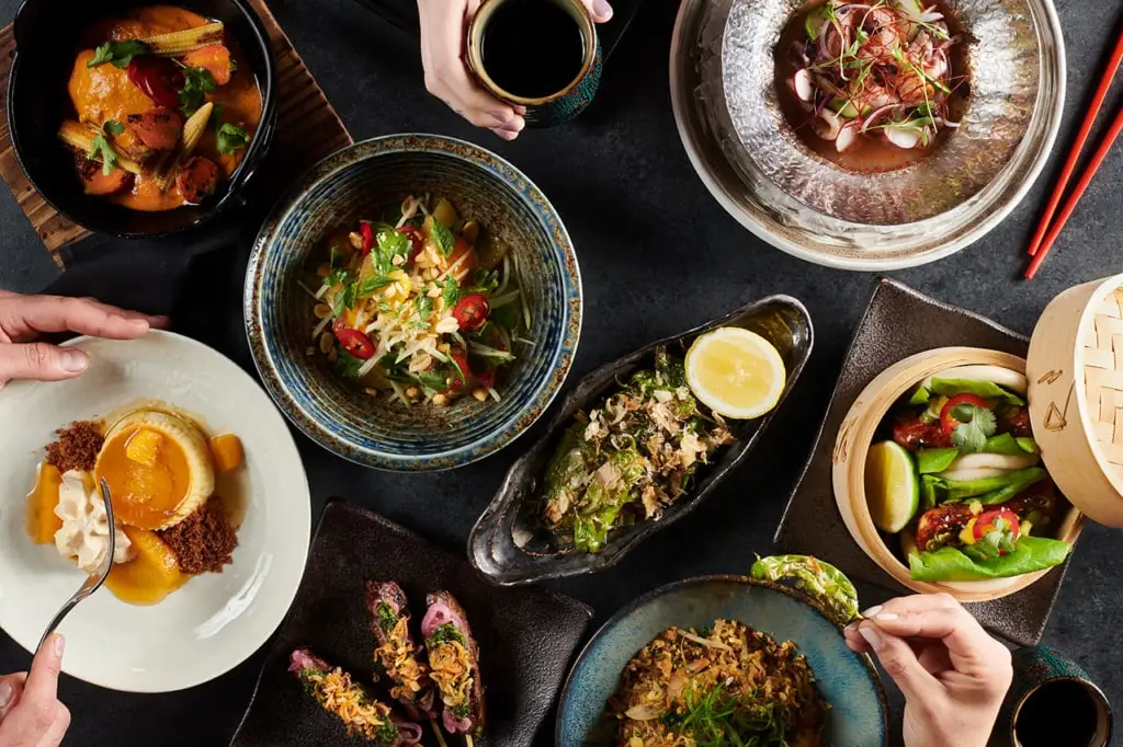 hospitality photography of menu items at Zengo for Richard Sandoval