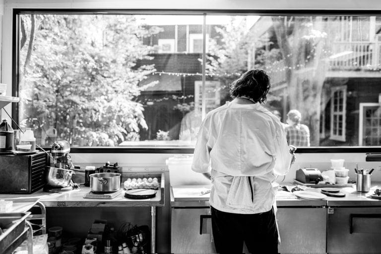 professional Restaurant photography of Chef Ryan Tate