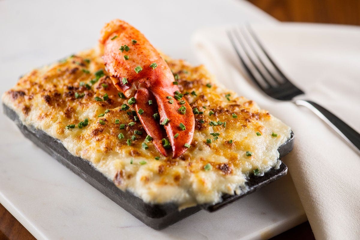 Food photography of Lobster Mac & Cheese