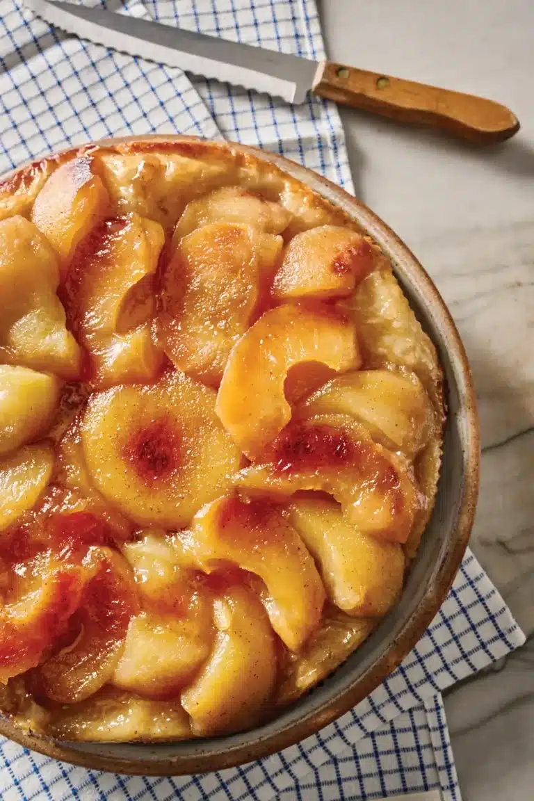 NYC Food Photography of Pear Tart for Le Fond book