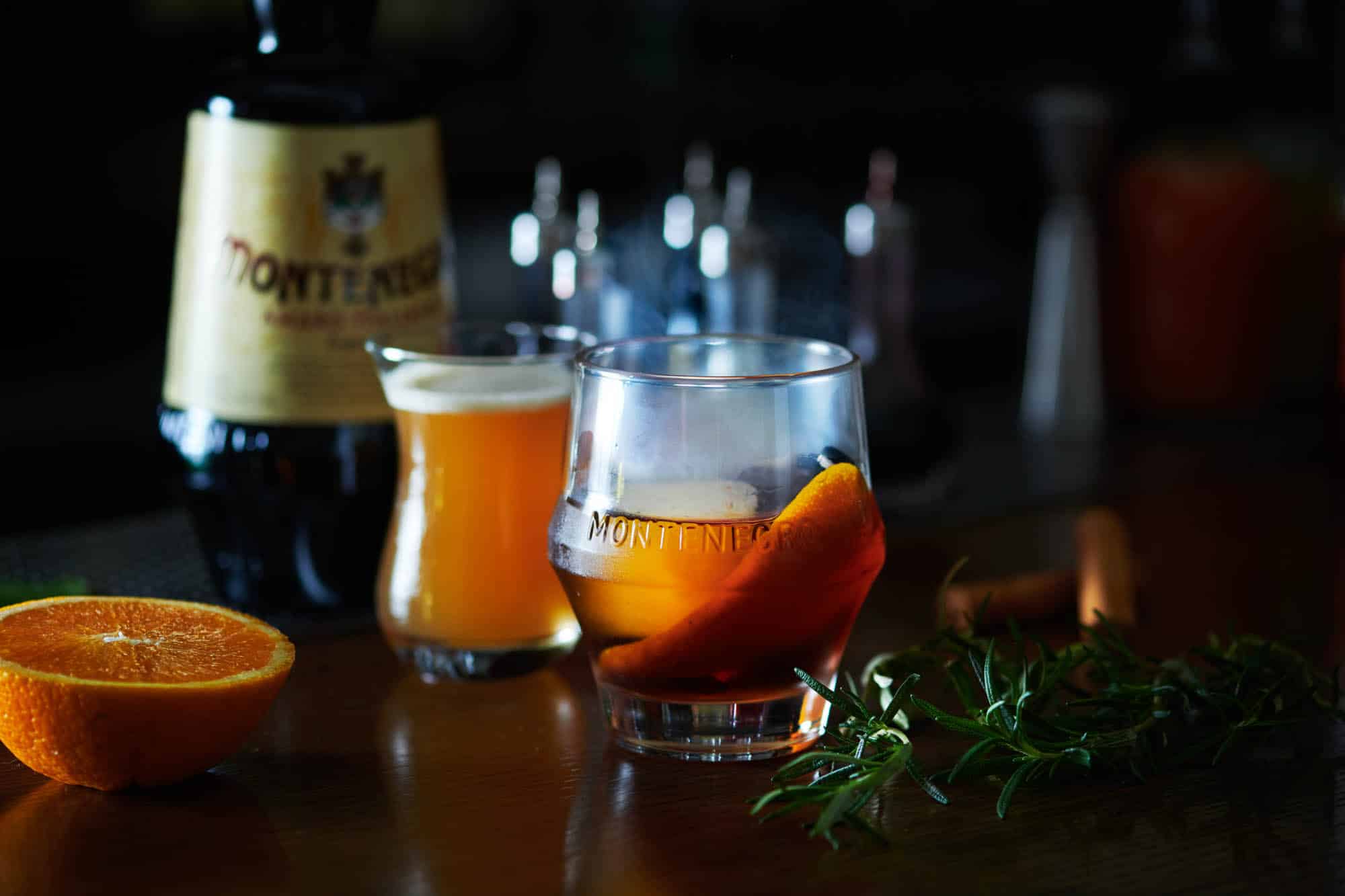 NYC Beverage photography of Amaro Montenegro
