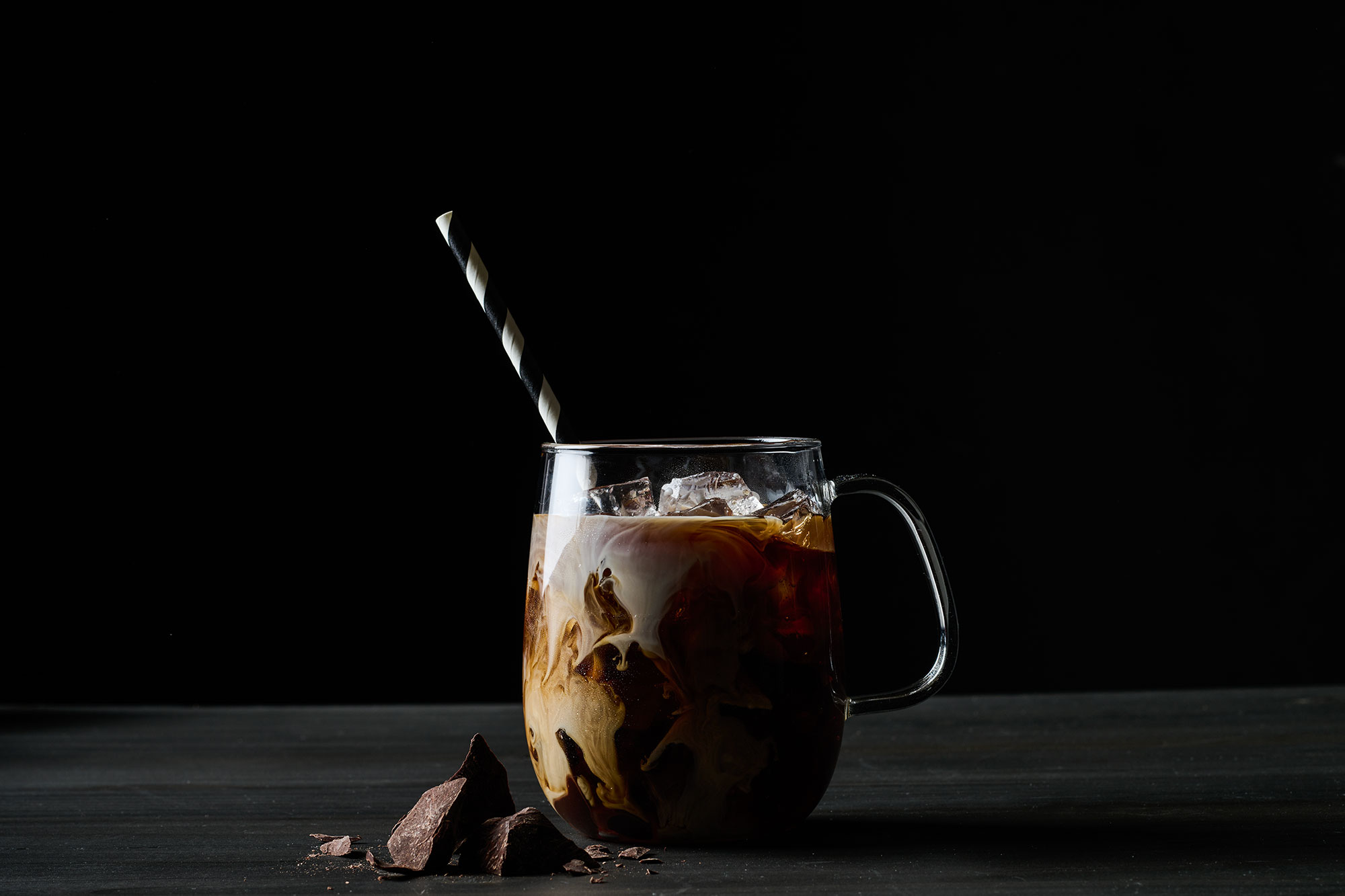 beverage photography of Hot Chocolate for Weight Watchers