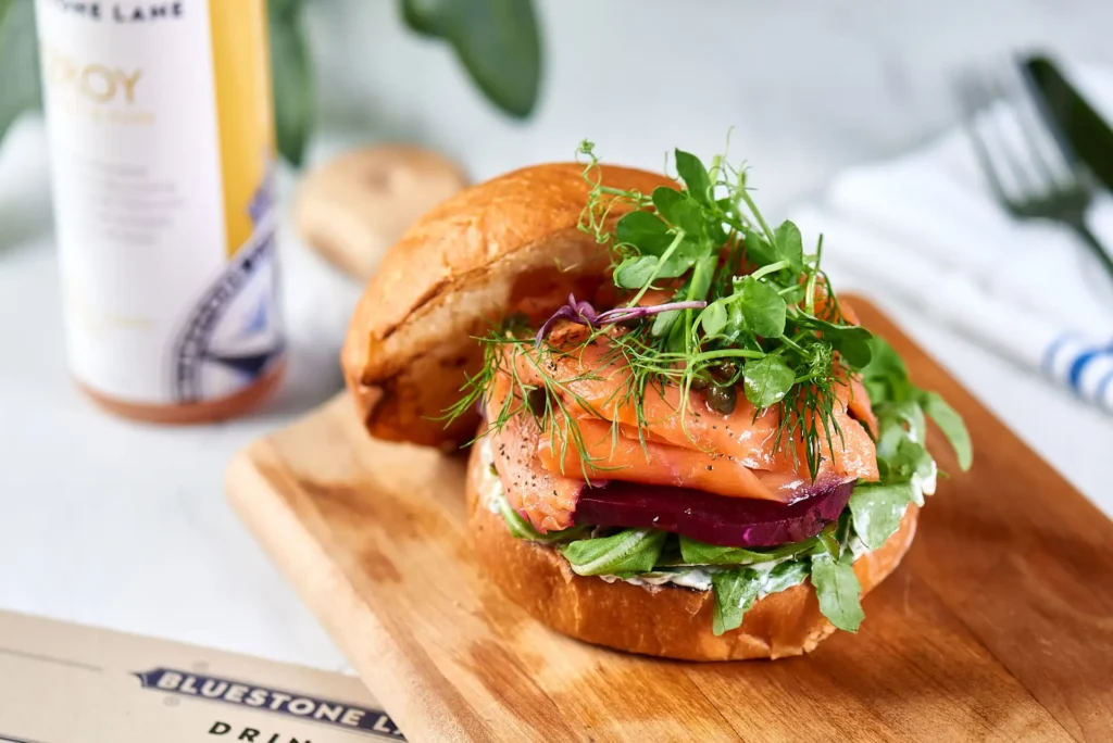 Cafe food and beverage photography for Bluestone Lane by New York food photographer Cayla Zahoran