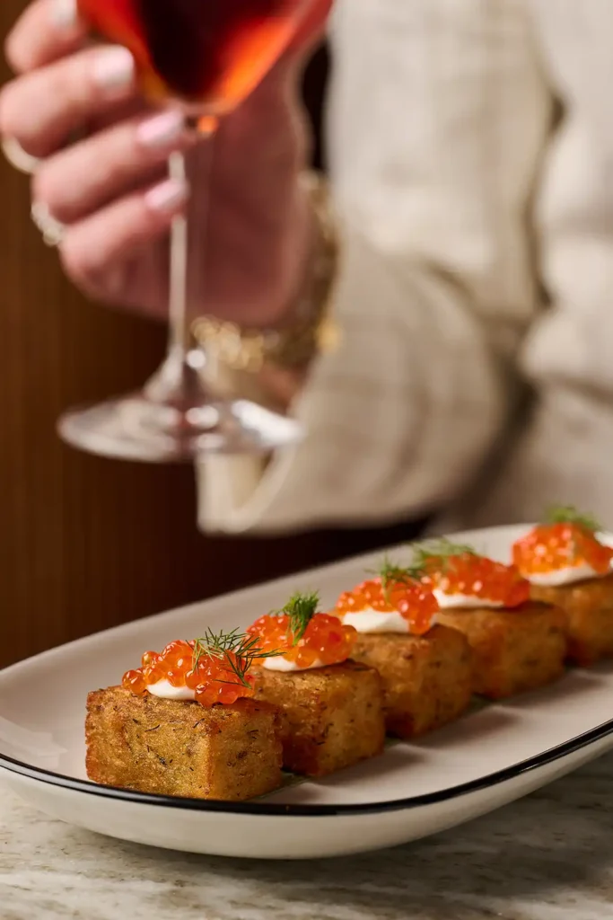 Restaurant food and beverage photography for W Hoboken by New York commercial photographer Cayla Zahoran